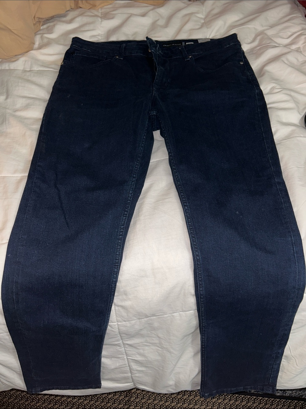 DKNYC Men's Dark Navy Slim Jeans